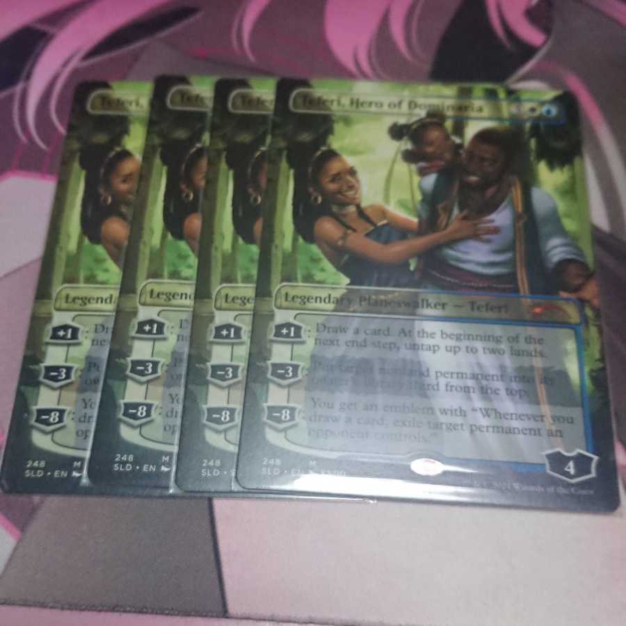 ドミナリアの英雄、テフェリー secret lair 4枚