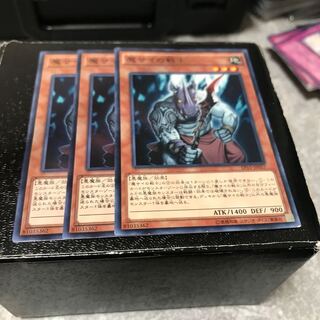 魔サイの戦士 ノーマル3枚