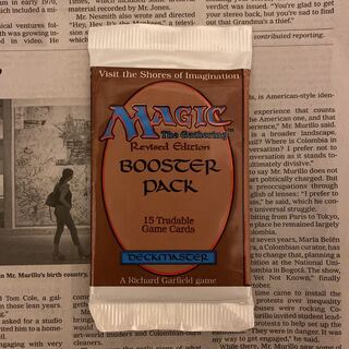 MTG 未開封パック　リバイズド　Revised 英語 1枚