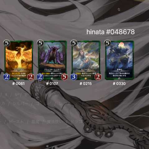 TOI様専用　緑デッキセット12枚（＋2枚）★レシピ付き