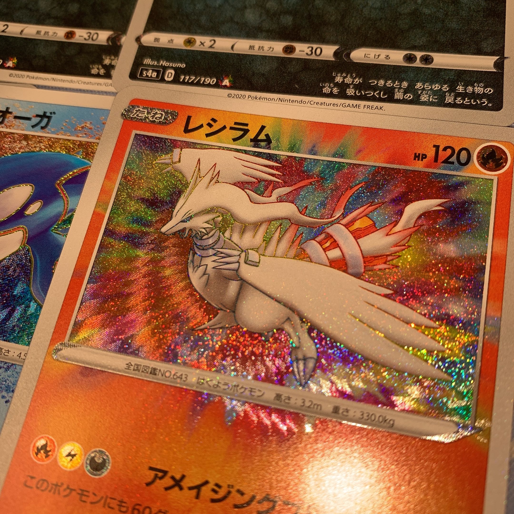 イベルタル A カイオーガ A レシラム A