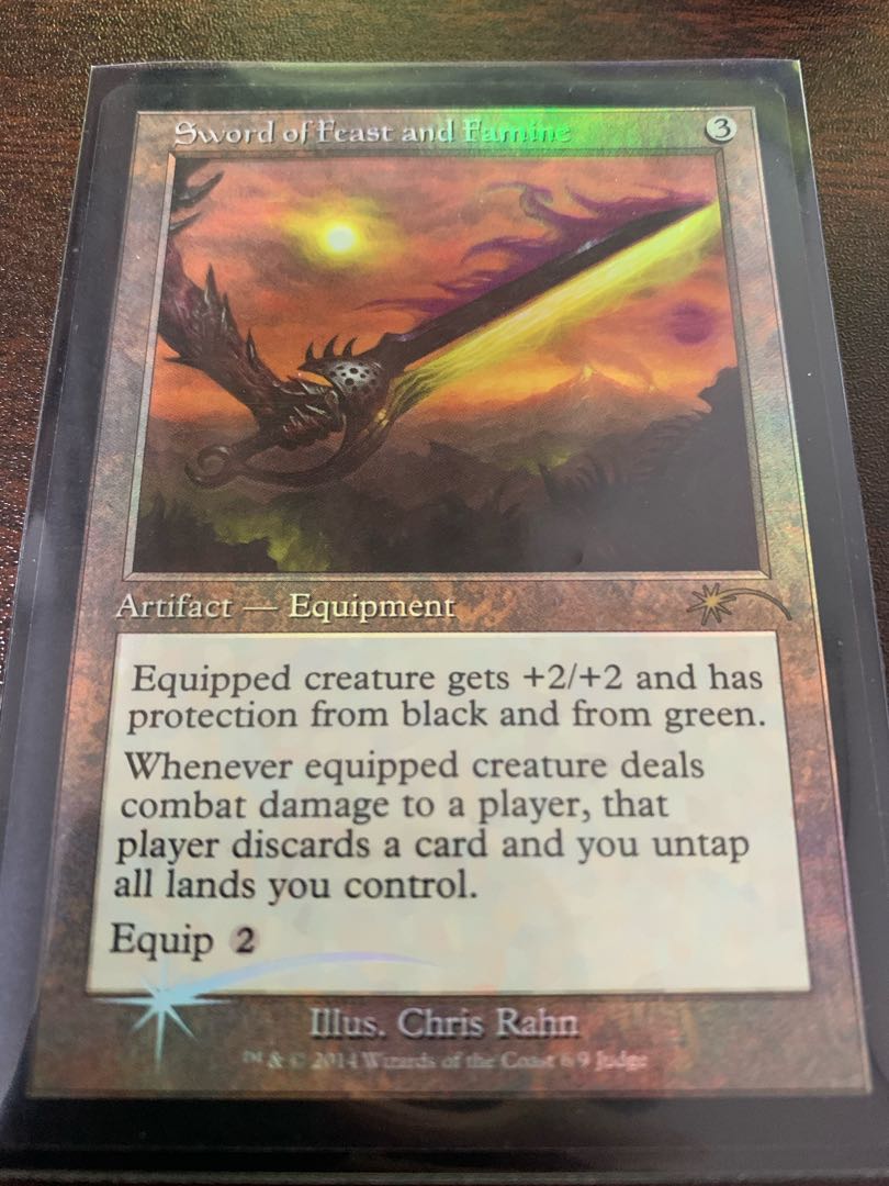 饗宴と飢餓の剣 旧枠　foil 神話レア