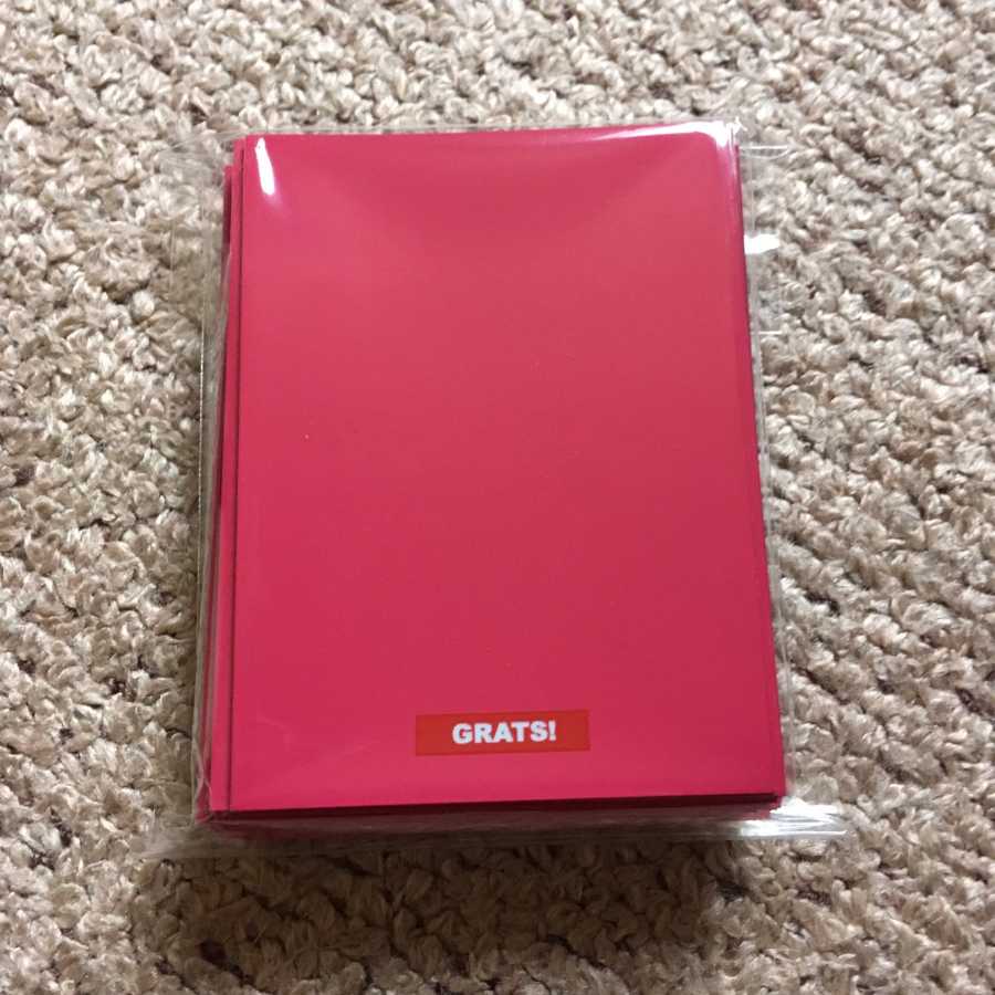 GRATS！ スリーブ マゼンタ 1枚の通販 La出品 プロフ必読（515048421