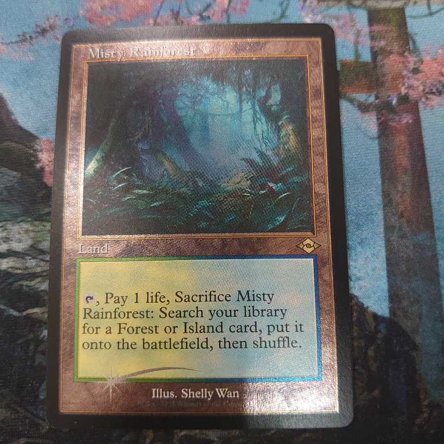 霧深い雨林 旧枠 Etching Foil 2枚セット