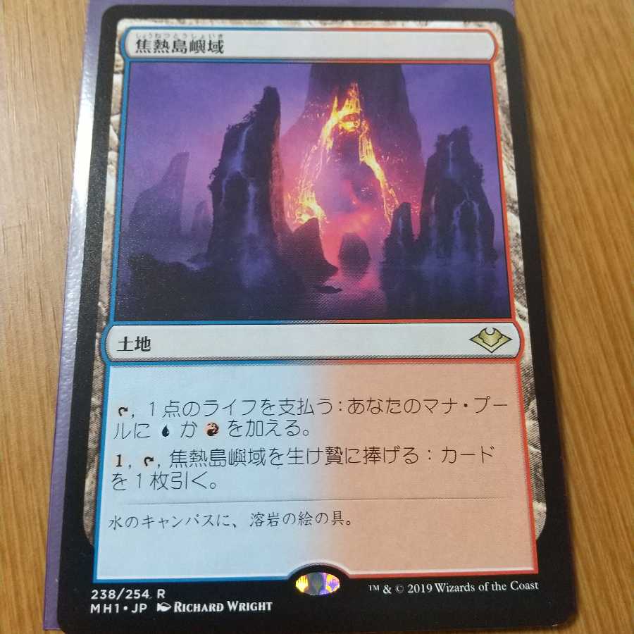 焦熱島嶼域 レア　日本版　1枚