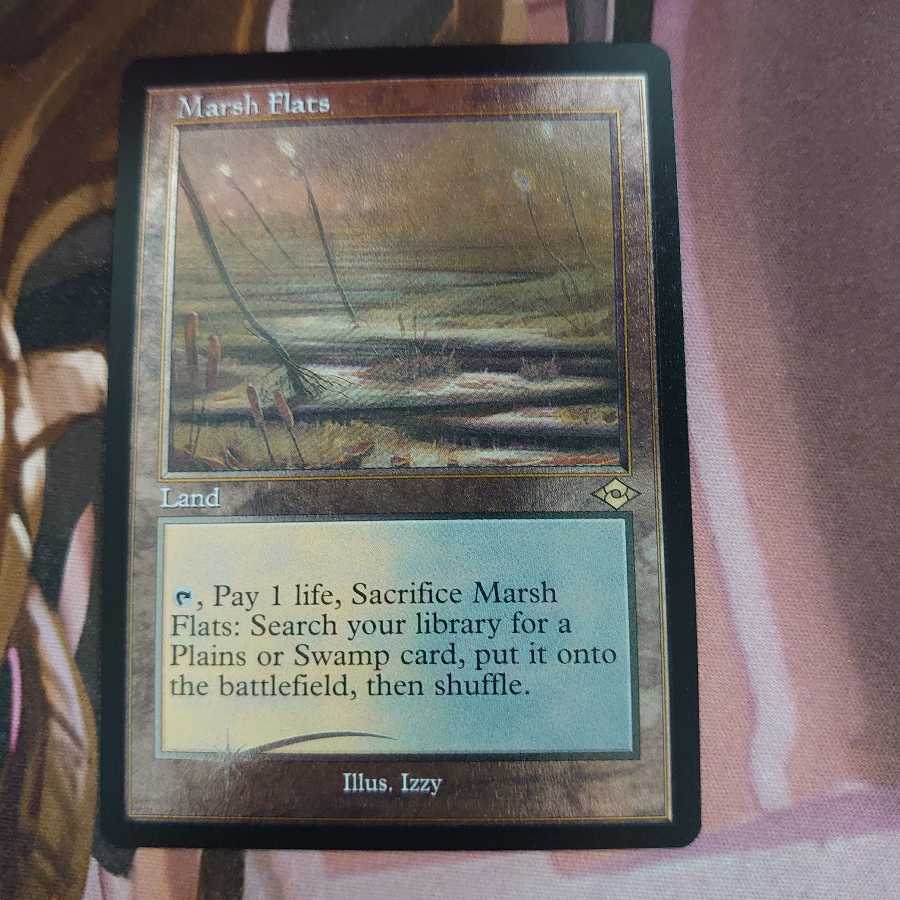 Marsh Flats Old Frame Etching Foil