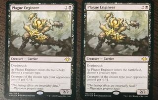 MTG plague engineer MH1 英2枚 疫病を仕組むもの