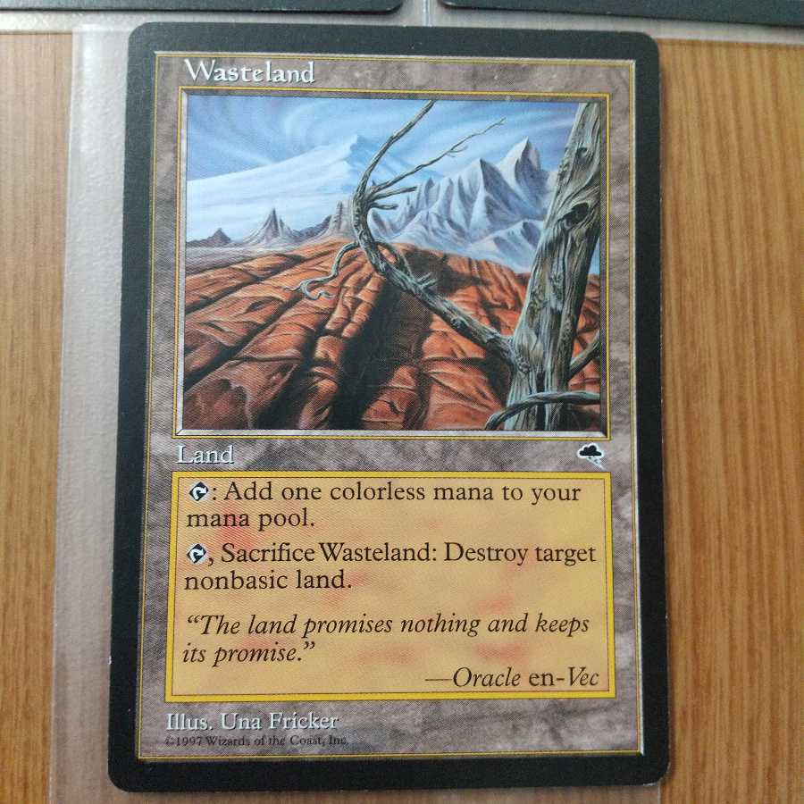 不毛の大地 アンコモン　3枚　日英混合