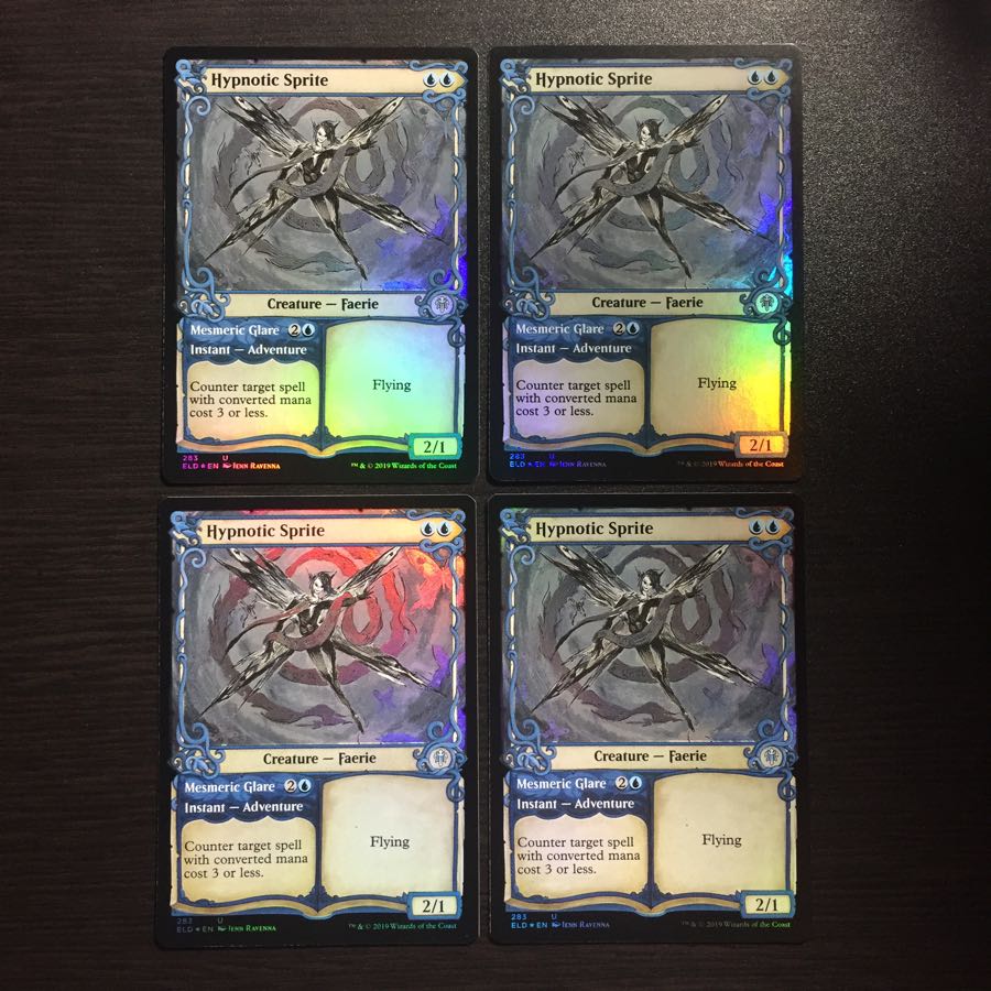 MTG foil 英語版 惑乱スプライト ショーケース版 4枚セット