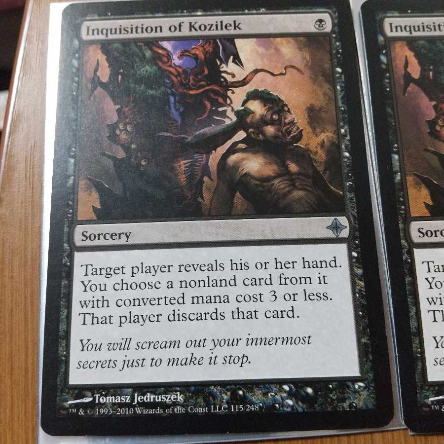 Inquisition of Kozilek Uncommon English 2 copies