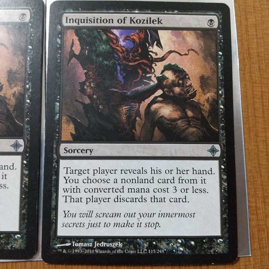 Inquisition of Kozilek Uncommon English 2 copies