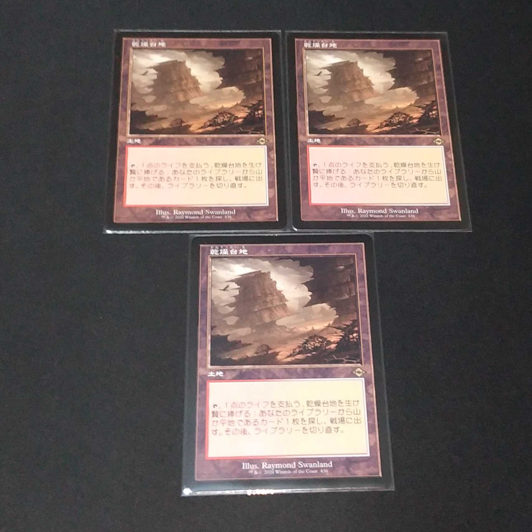 乾燥台地旧枠3枚セット