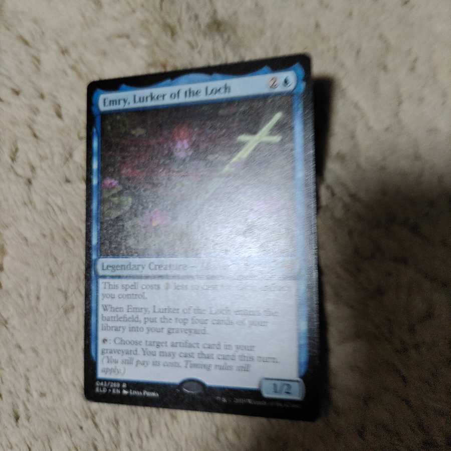 MTG ELD Emry, Lurker of the Loch English edition