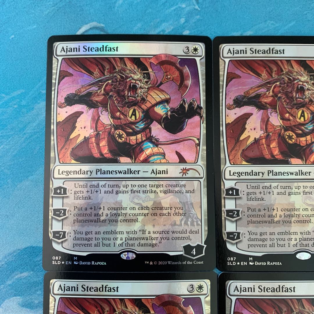 MTG foil 4 sheets Ajani Steadfast