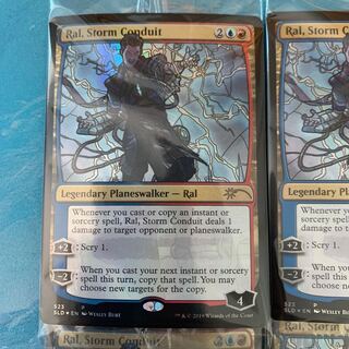 MTG foil 4枚 嵐の伝道者、ラル