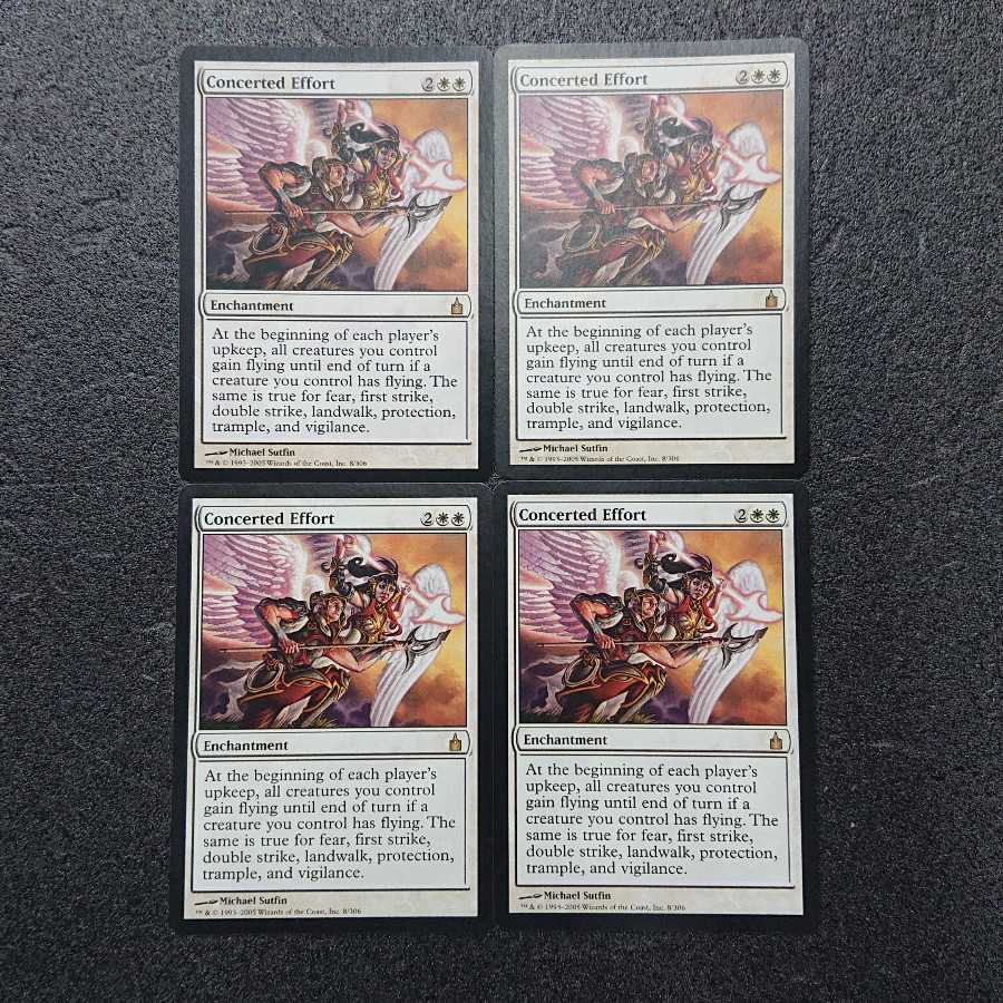 MTG1 Concerted Effort English 4-card set
