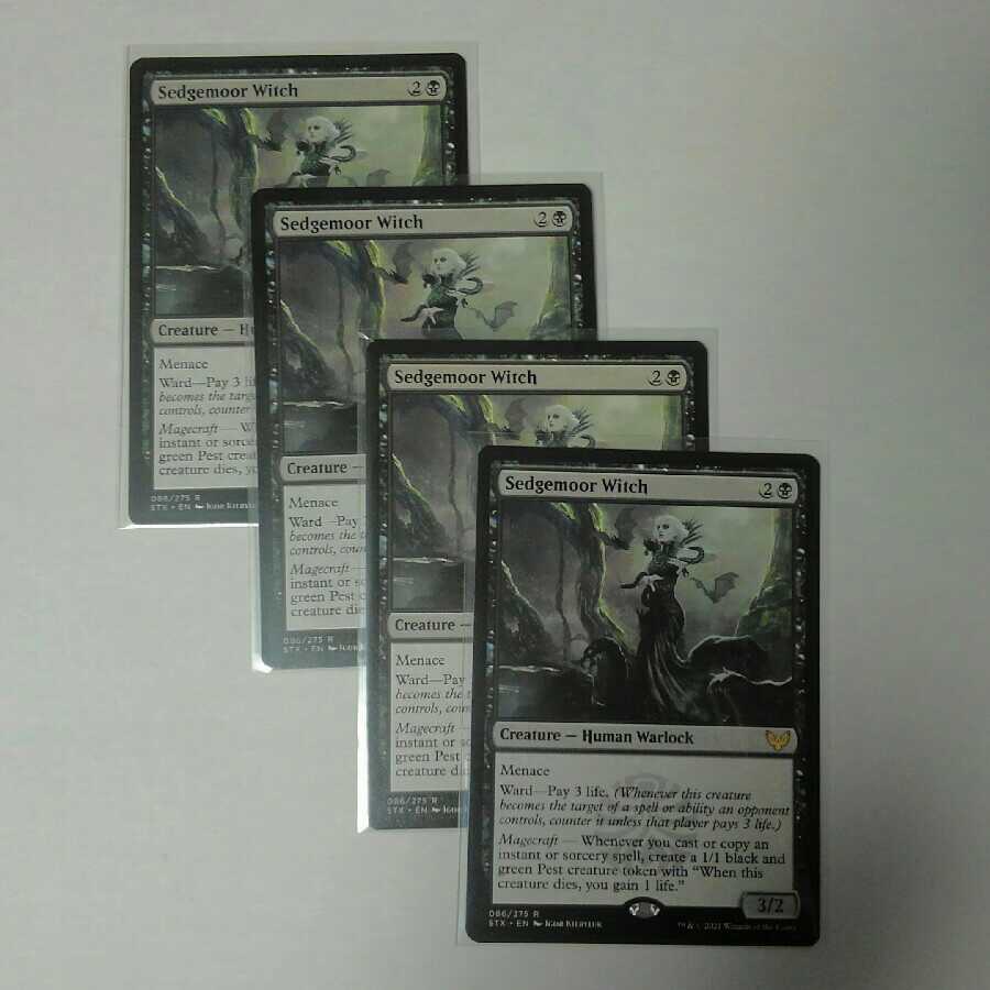 セッジムーアの魔女　4枚セット