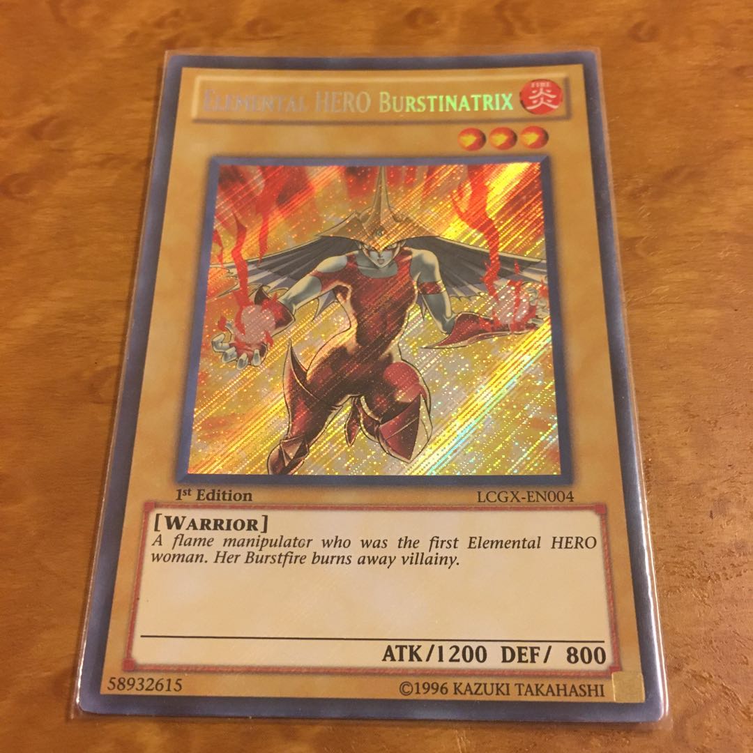 E・HERO バーストレディ シークレットレア 英語版