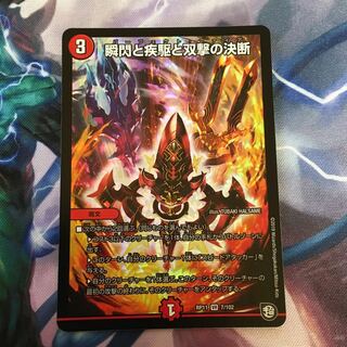 瞬閃と疾駆と双撃の決断