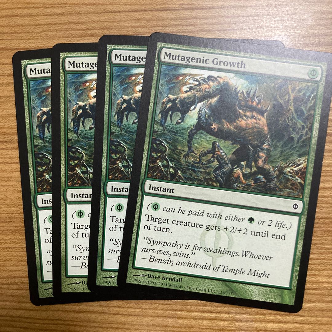 変異原性の成長　4枚　英語