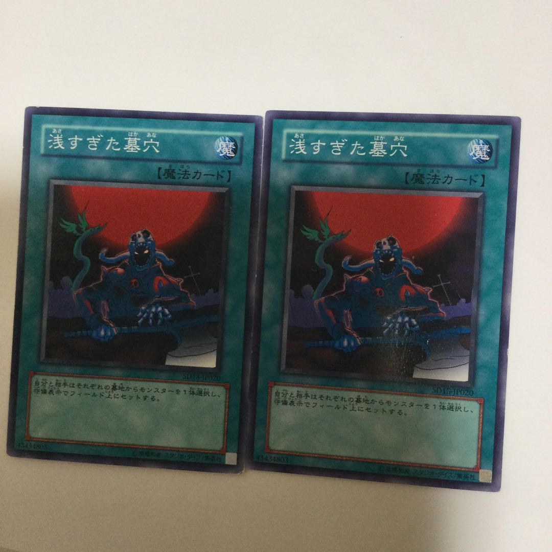 浅すぎた墓穴　２枚