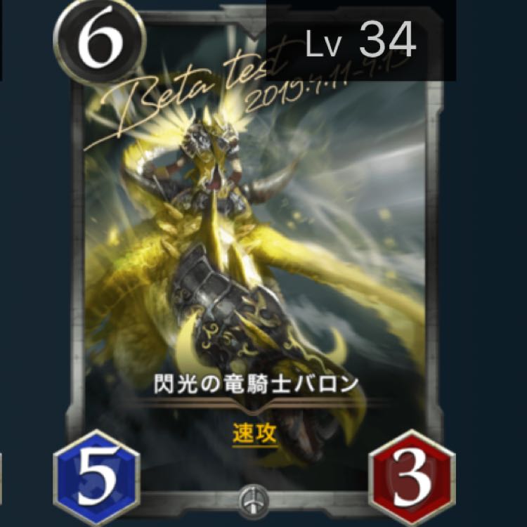 閃光の竜騎士 バロン lv.34