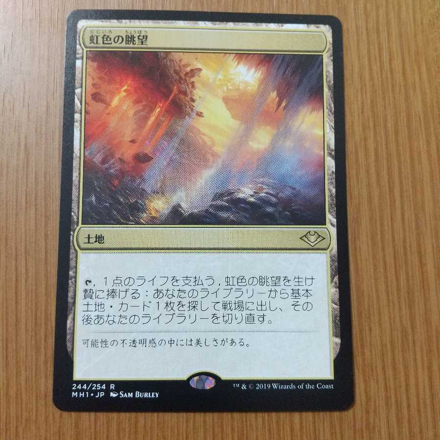 虹色の眺望 レア　日本語　1枚