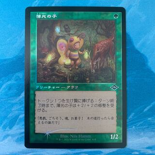 MTG foil 薄光の子