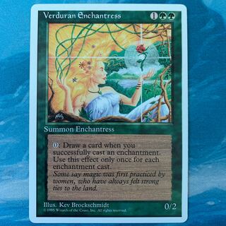 MTG 新緑の女魔術師 1枚