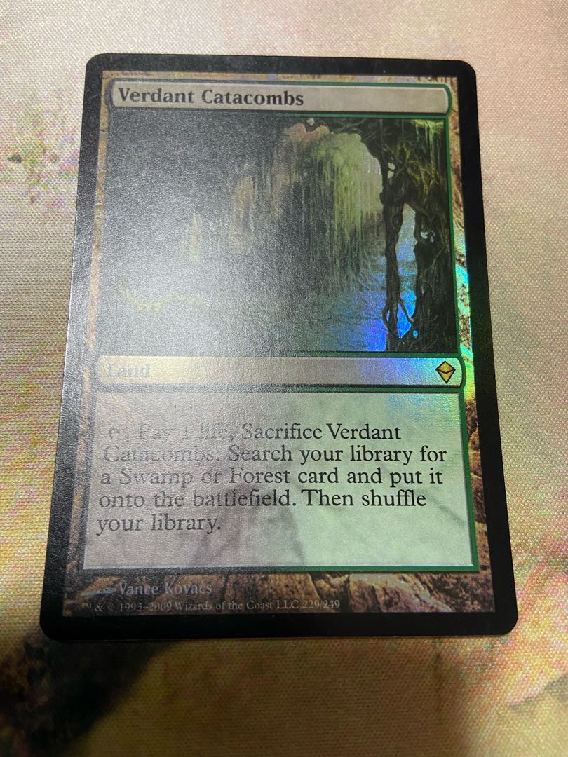 foil ゼンディカー版　新緑の地下墓地(英語)