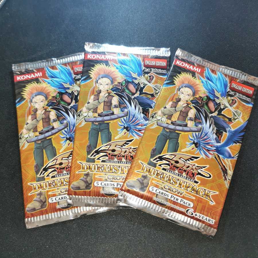 デュエリストパック-クロウ編-/英語版/1st/3packs/即購入ok♪