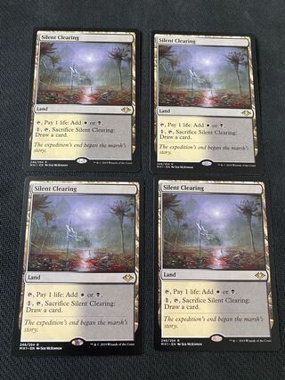 mtg 無声開拓地 英語版 4枚まで(1枚の値段です