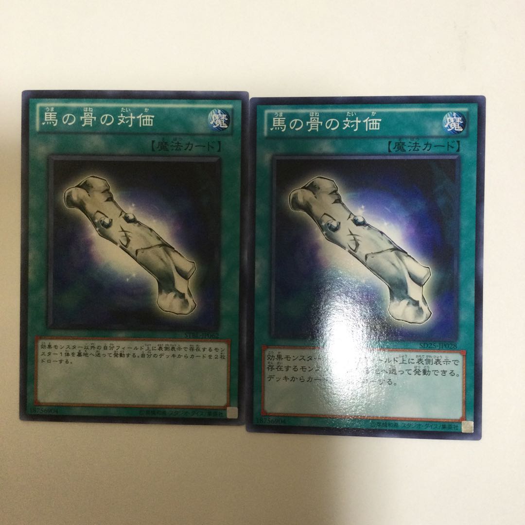 馬の骨の対価　２枚