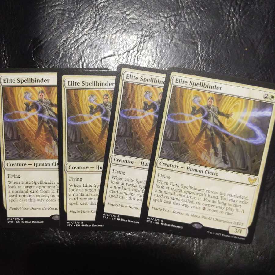 精鋭呪文縛り elite spellbinder 英語版4枚