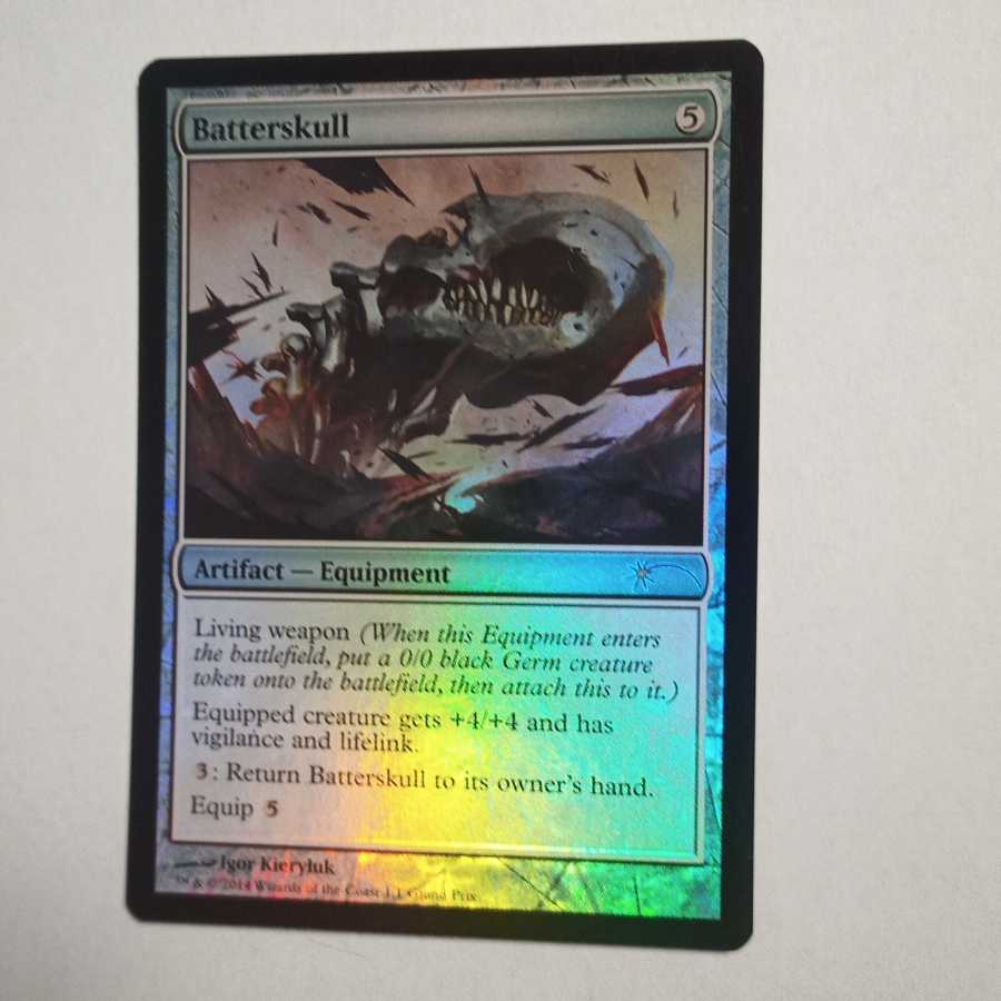 MTG 殴打頭蓋/Batterskull FOIL GPプロモ