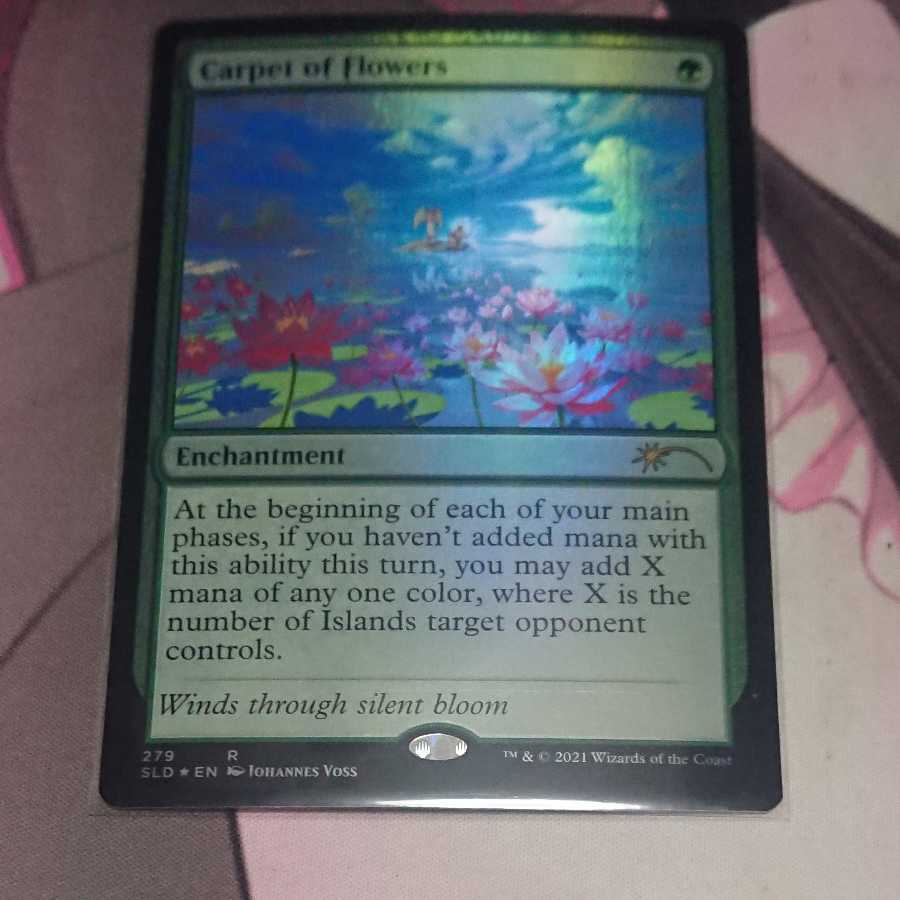 Carpet of Flowers secret lair Foil