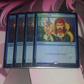 MTG　対抗呪文(SLD)foil 4枚セット 限​定​販​売​】 MTG 対抗呪文 foil プロモ 4枚セット マジック