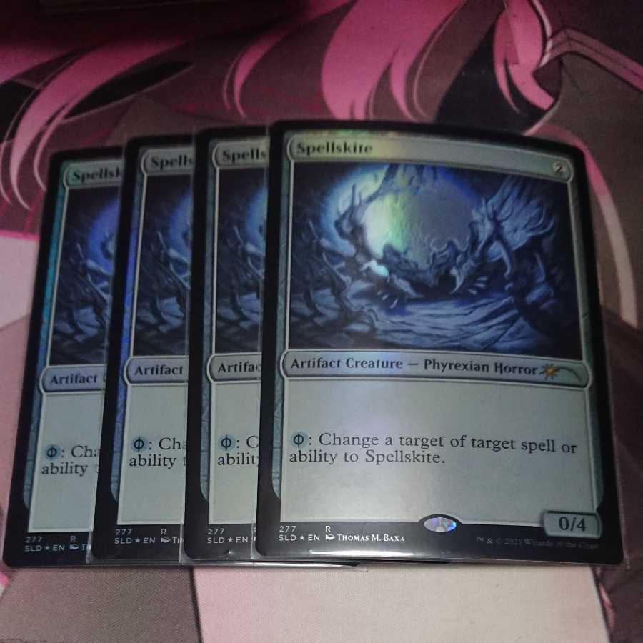 呪文滑り secret lair Foil 4枚