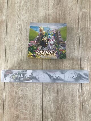 イーブイヒーローズ　1BOX  墨絵列伝ピカチュウ&レックウザ　ラバーマット