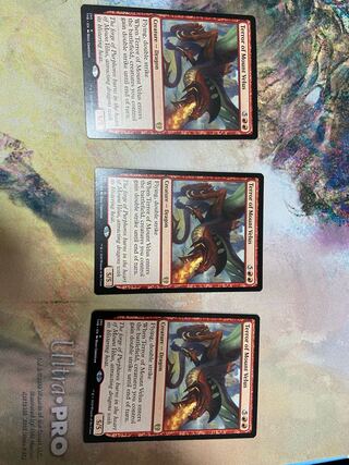 ヴェリュス山の恐怖　3枚セット