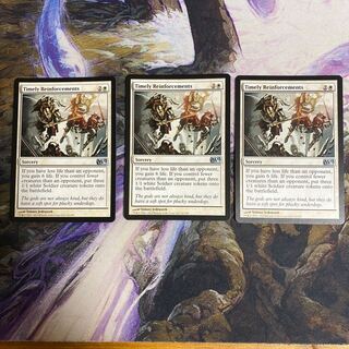 機を見た援軍/Timely Reinforcement 3枚