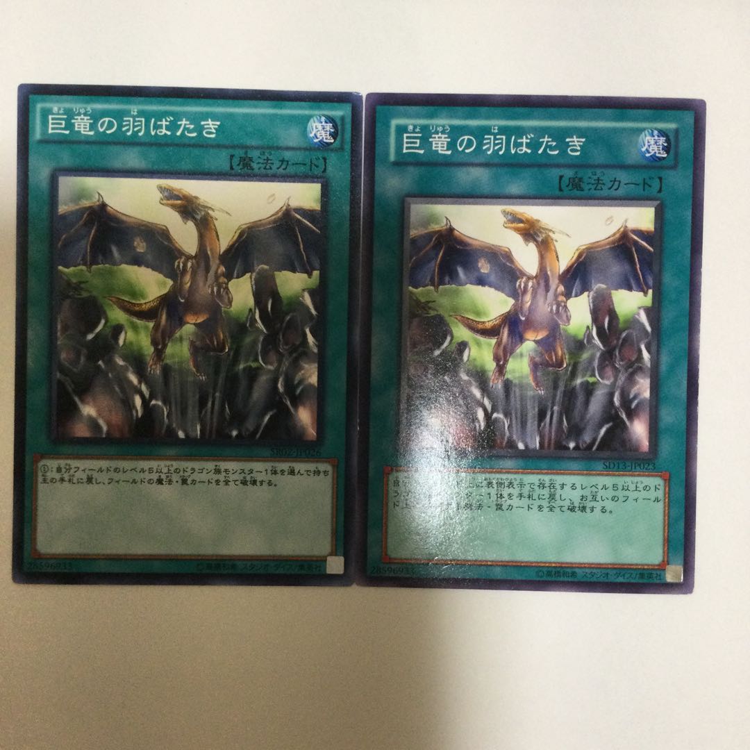 巨竜の羽ばたき 2枚