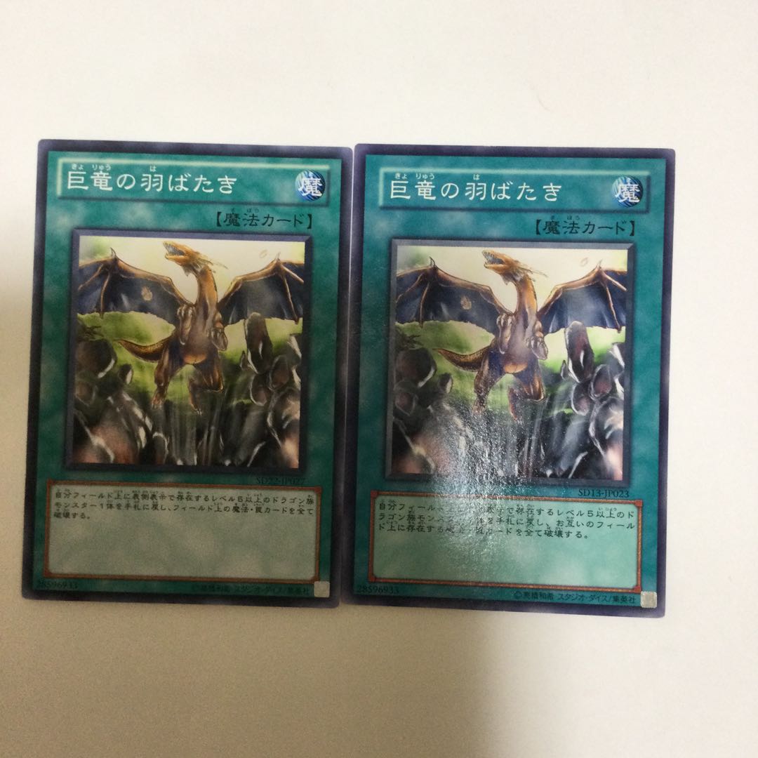 巨竜の羽ばたき　２枚