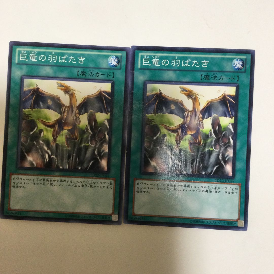 巨竜の羽ばたき 2枚