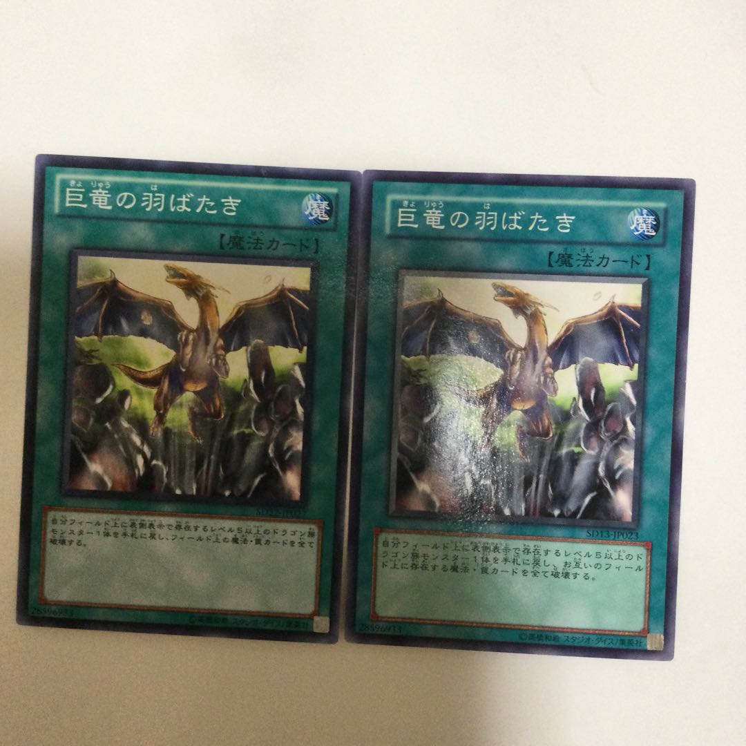 巨竜の羽ばたき　２枚