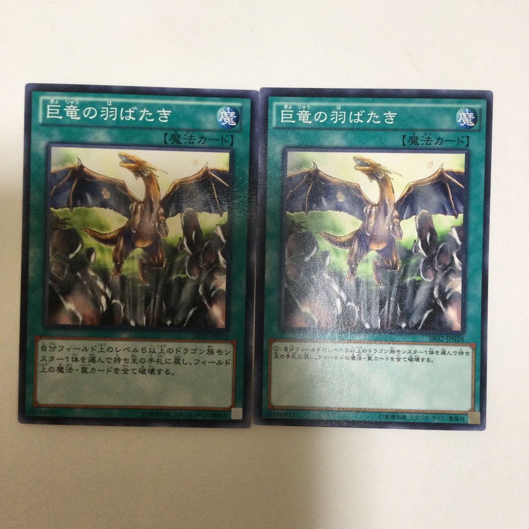 巨竜の羽ばたき 2枚