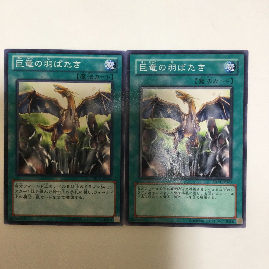 巨竜の羽ばたき 2枚