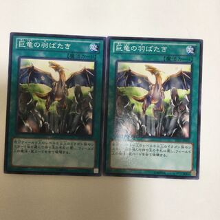 巨竜の羽ばたき　２枚