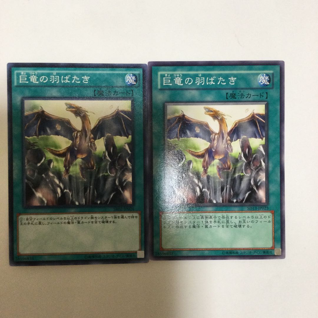 巨竜の羽ばたき 2枚