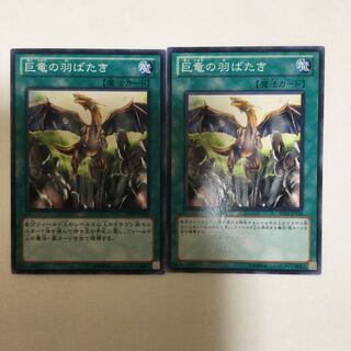 巨竜の羽ばたき　２枚